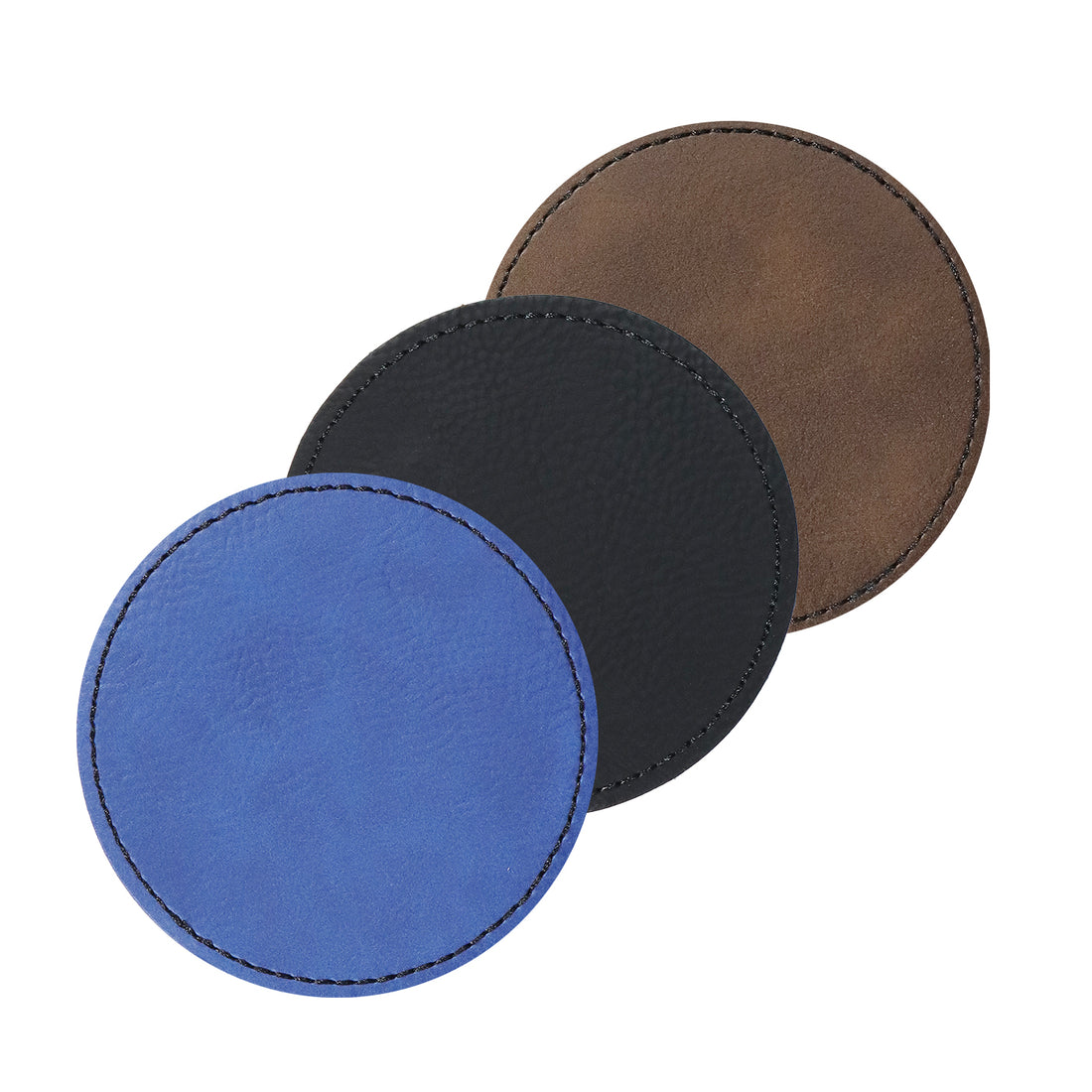 GreatCarve Laser Leather Round Patch - 3" Diameter - (20pcs)