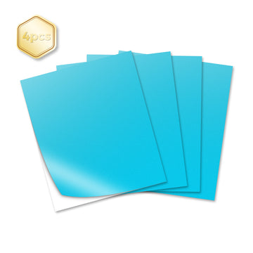 Scratch Acrylic - Capricorn Series - Sky Blue/White - 11.8" x 9.45" - (4Pcs)