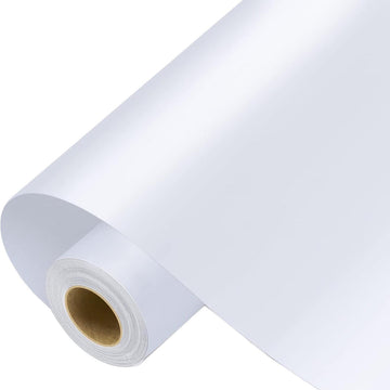 GreatCarve Heat Transfer Vinyl Roll - White - 12" x 5ft - (4 Rolls)